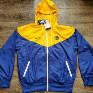 Nike Windrunner Jacket Golden State Warriors GSW Finals Mens Sz S NWT DB1243-728